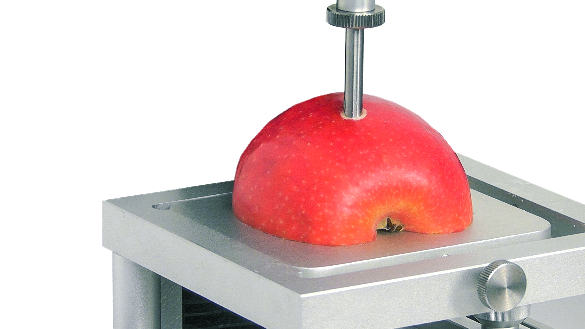 Apple penetration test for fruit ripeness