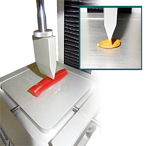 TMS large knife edge shear tests products for firmness analysis