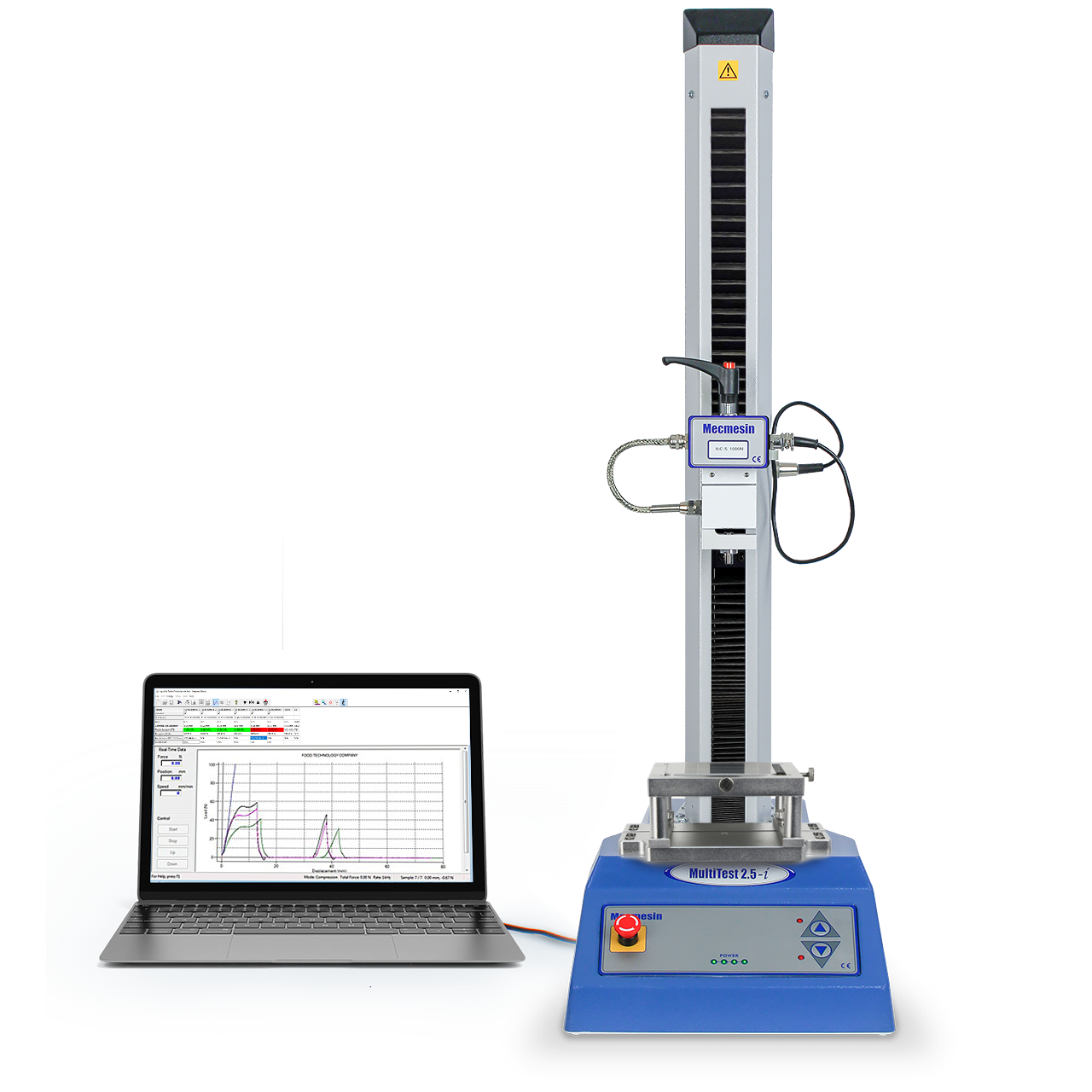 Product image of MultiTest-i motorised texture analyzer for advanced texture (tension and compression) testing